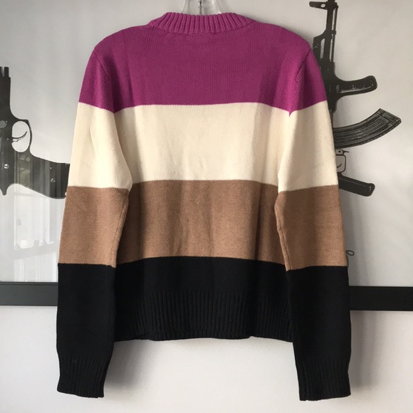 Shopbop wide stripe sweater L New - Picture 4 of 16